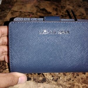 Michael Kors Blue Wallet